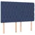 Greatstore Box spring postelja z vzmetnico modra 160x200 cm blago