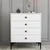 Hanah Home Komoda Lizbon 542 76x90,7x40cm Bela