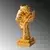 Aberto Design Dekorativna figura Yak-030-C, 16x33x14 cm