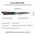 Damask kuhinjski nož ZE-37409 - Santoku / Smeđa / Plava KP37409