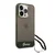 Maska Guess za iPhone 14 Pro hardcase Translucent Pearl Strap, Crna