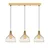 Opviq Luster Cafu-11566-1, 94x25x121 cm, Zlatne boje