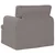 Vidaxl Kavč Taupe 142 x 80 x 85 cm Kovina