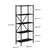 HANAH HOME Polica za knjige London Black