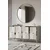 Hanah Home komoda Pega 150, 125 cm, bela / zlatna