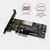AXAGON PCEM2-D, PCIe x4 - M.2 NVMe M-key + SATA B-key adapter, vključno z LP