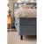 Modra boxspring postelja s prostorom za shranjevanje 180x200 cm Elva Bold Line – Bonami Selection