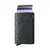 Usnjena denarnica Secrid Slimwallet Hexagon Black črna barva