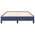 shumee vidaXL Posteljni okvir brez vzmetnice moder 120x190 cm blago
