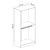 Hanah Home Garderober Kale-210, 90x210x52 cm, Beli