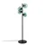 Opviq Podna lampa Benek-15-14532, 36x36x135 cm, IP20, Crno-plava