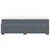 Vidaxl Box spring postelja z vzmetnico temno siva 140x200 cm žamet