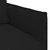 Sofa Crna 196 x 82 x 85 cm tkanina