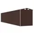 vidaXL Vrtna lopa temno rjava 192x1021x223 cm pocinkano jeklo