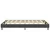 Vidaxl Boxspring postelja temno sivo blago 160x200 cm
