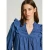 Pepe Jeans za ženske. PL304885 Bluza Lorely modra (L), Priložnostno, Bombaž, Dolg rokav