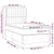 Vidaxl Box spring postelja z vzmetnico modra 90x200 cm blago