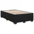 vidaXL Box spring postelja z vzmetnico črna 120x200 cm žamet
