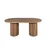 Hanah Home Trpezarijski sto i stolice Riva Masa T, 170x90x75 cm, 4 stolice Table, Smeđi