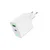 GEMBIRD TA-UC-PDQC20L-W-01 punjac 20W, 2-port USB-A+USB-C LED, Bela