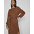 VILA Pletena obleka RICKY, rjava