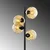 Opviq Podna lampa Benek-15-14534, 36x36x135 cm, IP20, Crno-žuta