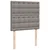 vidaXL Box spring postelja z vzmetnico taupe 100x200 cm blago