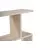 Hanah Home Klub sto Life, 60x60x20 cm, Krem