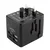Potovalni adapter Techsuit HHT520 EU/UK/AUS/US, 3x USB + 1x USB-C - črn