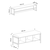 Hanah Home Cipelarnik 100x43x35cm Hrast-Crni