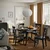 ROSENTORP / ROSENTORP Sto i 4 stolice, crna/crna, 110/155 cm