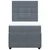 Vidaxl Box spring postelja z vzmetnico temno siva 100x200 cm žamet