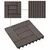 Pločice za decking 11 pcs Tamno smeđa 30 x 30 cm