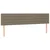 Vidaxl Box spring postelja z vzmetnico LED taupe 160x200 cm blago