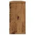 Kockaste zidne police 2 kom boja staro drvo 100x15x30 cm drvene