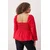 Trendyol Curve Ženska bluza Tbbaw26Af00051, Crvena