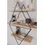 Wallxpert Prizma Raf Buyuk Boy Salon Tipi 2 Zidna polica, 70x16x60 cm