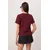 Trendyol Milla Ženska majica TWOSS26TS00064, Bordo