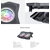 GAMENOTE COOLING PAD ZA LAPTOP F2072 RGB do 17˝