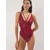 Trendyol Milla Ženski bodi Thmss25Bd00002, Bordo
