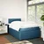 Vidaxl Box spring postelja z vzmetnico modra 120x200 cm žamet