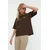 Trendyol Milla Ženska majica TWOSS19GH0034, Braon