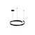 Rabalux Visilica Silnora, LED, 45W, 3000-6500K, ?80cm, Crna