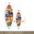 WallXpert dekorativna daska za surf od pleksiglasa Mvsf06L, šarena ilustracija sa simbolima Australije, 50 x 100 cm