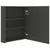 LED kupaonski ormarić s ogledalom antracit 50 x 14 x 60 cm