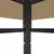 vidaXL Paviljon 3x3x2,7 m taupe 180 g/m2