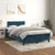 Vidaxl Box spring postelja z vzmetnico temno moder 120x190 cm žamet