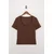 Trendyol Curve Ženska bluza Tbbss26Af00049, Braon