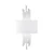 Opviq Zidna lampa Axis-15121, 35x75x10cm, IP20, Bela