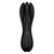 Satisfyer Stimulator klitorisa Satisfyer Threesome 2, črn